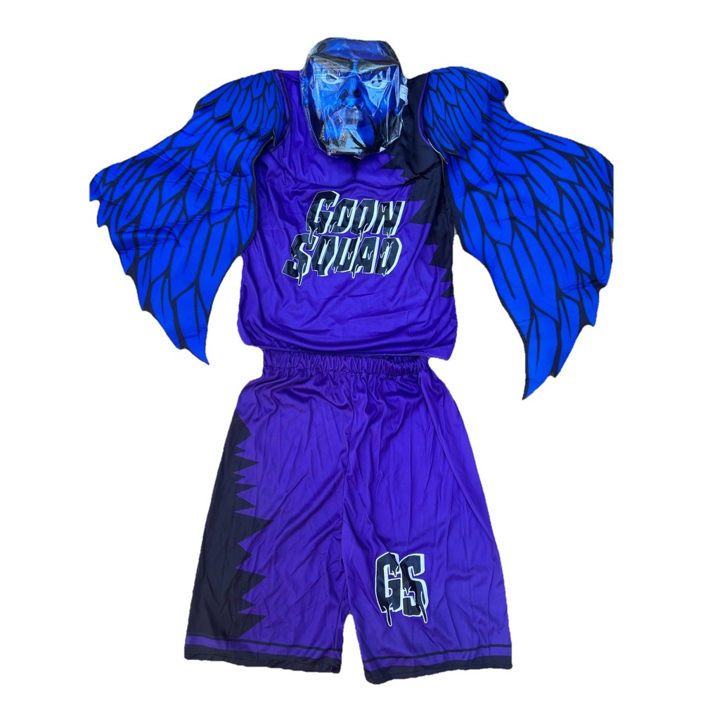 Space Jam The Brow Goon Squad‎ Boys Large Costume Dress up- Shirt, Shorts, Mask